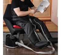 Personalizza ciò di cui hai bisogno, massaggiatore professionale per gambe a compressione ad aria, stivali di recupero rapido e migliore circolazione per atleti (nero, 2 gambe)