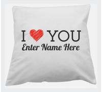 Personalizza il cuscino I Love You San Valentino con il nome della persona am...
