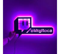 Personalizza Il Nome Utente Twitch Decorazione Di Arte Della Parete Del Segno Principale-arredamento Della Stanza in Live Streaming-regalo Personalizzato Per Insegne Al Neon