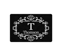 Personalizza Il Tuo Cognome Con Monogramma Divertente Zerbinoantiscivolozerbino Ingressoscarpe Raschiettotappeto Bagnoufficioporte Esternedoccia40 X 60Cm