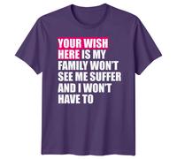 Personalizza il tuo desiderio Here Is My Inspirational T-Shirt Uomo Donna...