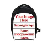 Personalizza Immagine/Logo/Nome Zaino Bambini Borse Scuola per Asilo Ragazze Carino Libro Borsa Zaini Bambino Color10,16 inches