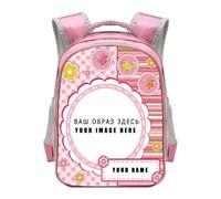 Personalizza Immagine/Logo/Nome Zaino Bambini Borse Scuola per Asilo Ragazze Carino Libro Borsa Zaini Bambino Color5,16 inches