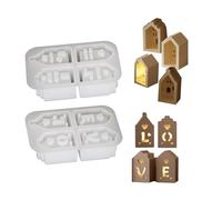 Personalizza La Forma Della Casa Elish Sterminio Elegante Stampo Per La Lettera Silicone Robusto Set Accessori Accessori In Silicone Flessibile