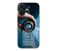 Personalizza la tua custodia doppia Pc + TPU 360 con la tua foto per iPhone 17 (6.3) disegno personalizzato