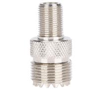Personalizza la tua esperienza di comunicazione: adattatore coassiale per un'eccellente trasmissione del segnale, ottone nichelato UHF SO239PL259 a