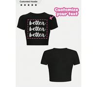 Personalizza la tua maglietta a maniche corte personalizzata, puoi personalizzare il tuo nome/divisa da lavoro/regalo per famiglia/amici/numeri/numeri fortunati/testo, vieni a personalizzare la tua ma