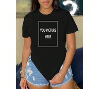 Personalizza le Magliette donna da donna aggiungendo la tua immagine personalizzata stampata sul davanti., Magliette donna grafiche - Maglietta Bouche per regali di Natale del Ringraziamento, magliett
