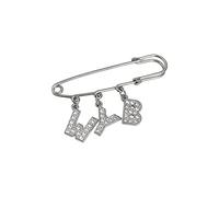 Personalizza Spilla con Lettera di Strass, Spilla da Balia, Abbigliamento, Accessori per la Decorazione di Moda: Scialle, Maglione, Abiti, Borsa, Fibbia per Scarpe