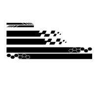 Personalizza Your Ride Decorative Body Racing Decalcomanie Sportive Set di 5