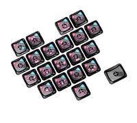 Personalizzabile 21 Illuminateds Keycaps MAO Profile Design con il PC del modello del cuore per uso lungo resistente all'usura keycaps di gioco del PC
