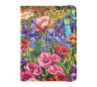 Personalizzabile Campo Colorato Impressionismo In Pelle Passaporto Porta Carta Della Copertura Combo Portafoglio Combo Porta Passaporto Leggero, Impressionismo Campo Colorato, 1 size