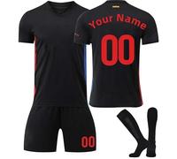 Personalizzabile Maglie da Calcio per Bambino Adulti 2024/25 Maglie Calcio casa/visitatore Con Il Tuo Nome e Numero Ragazzo completo calcio Con magliette Calcio Pantaloncini Calze Regali calcio