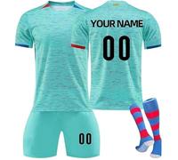 Personalizzabile Maglie da Calcio per Bambino Adulti 2024/25 Maglie Calcio casa/visitatore con Il Tuo Nome e Numero Ragazzo Completo Calcio con Magliette Calcio Pantaloncini Calze Regali Calcio