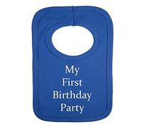 Personalizzabile, motivo: My first Birthday party - (no adesivo)-splendidamente ricamato