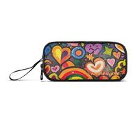 Personalizzabile Orgoglio Doodles Nylon Matita Borse Per La Scuola Grande Capacità Astuccio Con Cerniera Cancelleria per Preppy School Boys