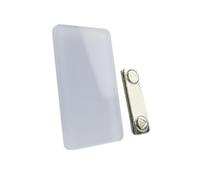 Personalizzabile Robusto Acrilico Pin Badge Accessorio di Moda Portatile per l'Identificazione dei dipendenti e la partecipazione all'evento Personalizza Distintivo, Misura unica, come descritto