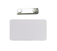 Personalizzabile Robusto Acrilico Pin Badge Accessorio di Moda Portatile per l'Identificazione dei dipendenti e la partecipazione all'evento Personalizza Distintivo, Misura unica, come descritto