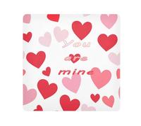 Personalizzabile You Are Mine San Valentino Sacchetto di Trucco Panno Autoadesivo Gioielli Organizer Wrap 21.7 X 21.7 Wrapper Organizzatori Cosmetici Per Viaggi, sei mio San Valentino, 21.7x21.7in