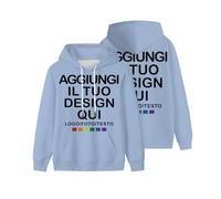 Personalizzata Felpa con Cappuccio Uomo e Donna Felpe Personalizzate il tuo quadro con foto e/o testo hoodie tuta sul Fronte e sul Retro abbigliamento Regali di coppia Natale oggetti personalizzabili