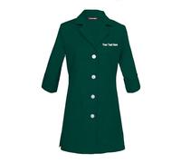 Personalizzata Personalizzabile Ricamato Donna Camice da Laboratorio Bianca Abbigliamento da Lavoro e Divise Maniche 3/4