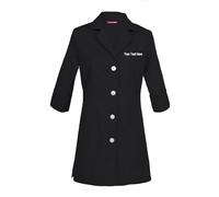 Personalizzata Personalizzabile Ricamato Donna Camice da Laboratorio Bianca Abbigliamento da Lavoro e Divise Maniche 3/4