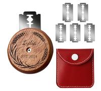 Personalizzata Taglierina per Pane, Bread lame per DIY Impasto, Lama Pane, Coltello da Panettiere, Coltello pane con 5 Lame Acciaio Inossidabile, Intagliare Modelli di Pane Crudo 4.6cm (Rosso)