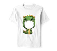 Personalizzata Tshirt Stampa Lasciate Ragazze Ragazze Unisex Dinosauro T-Shirt Personalizzata Con Immagine Sul Davanti - Esclusivo Regalo di Personalizzazione - All Match Girocollo Manica Corta Top 3