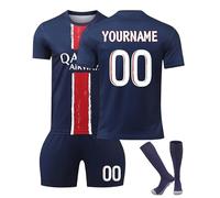 Personalizzate Maglietta da Calcio Bambino 2024/2025, CalcioAllenamento T-Shirt,con Il Tuo Nome Numero Ragazzo Kit Completo Calcio, sportivo da calcio Pantaloncini e Calzettoni,da Bambino e Adulto