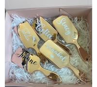 Personalizzate Spazzola Capelli, Donne, Uomini Spazzola Capelli Ricci Districare, Asciutti Con Setole Flessibili Regalo Perfetto Per Giovani Ragazze, Damigelle D'Onore, Festa, Spazzola Capelli Sposa