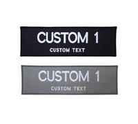 Personalizzato 1 Pz Tattico Nome Militare Toppa, Personalizzato Numero Tag Patch per Più Borse Abbigliamento Gilet Giacche Lavorare con Gancio e Anello, Ferro sul Supporto