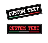 Personalizzato 2 Pz Tattico nome Militare Patch, Personalizzato Numero Tag Patch per Più Borse Abbigliamento Gilet Giacche Lavoro