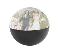 Personalizzato 7CM WIFI per la sfera video di cristallo con il LED per le decorazioni memorabili di occasione (nero)