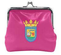 Personalizzato Álava Provincia Bandiera In Pelle Coin Pouch Donne Ragazza Fibbia Bacio Blocco Carta Cambiare Borsa per Coin