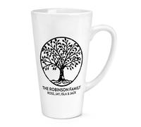 Personalizzato Albero Della Vita 483ml Grande Latte Tazza Mamme Festa Del Papà
