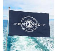 Personalizzato Ancoraggio Bussola Bandiere Nautiche Decorazione, Personalizzato Barca Bandiere Barche Nave Barca Barca Barca a Vela Yard Esterno Decorazione Domestica (A-0