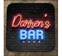 Personalizzato Barrette Runner Tappetino - Sottobicchieri Neon Effetto Casa Pub