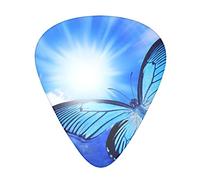 Personalizzato Beauty Butterfly Il plettro per chitarra, per chitarre acustiche, elettriche, basso - tocco naturale, confezione da 12, multicolore.