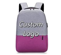 Personalizzato Borsa A Tracolla Uomo Donne Personalizzata Logo Testo Grande Capacità Zaino Studenti Borsa Da Scuola Casual Viaggio Borsa Color4,30 * 14 * 43CM
