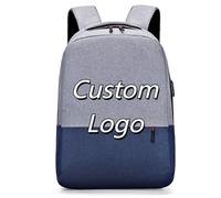Personalizzato Borsa A Tracolla Uomo Donne Personalizzata Logo Testo Grande Capacità Zaino Studenti Borsa Da Scuola Casual Viaggio Borsa Color2,30 * 14 * 43CM