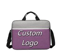 Personalizzato Borsetta Personalizzata Logo Foto Testo Computer Portatile Borsa Uomo Donne Casual Tracolla Borsa Color4,40 * 7 * 30CM