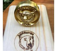 Personalizzato Branding Ferro per Legno, Timbro di Marca Personalizzato con Il Manico, Cucina Design Lavorazione Del Legno, Regalo Di Nozze (9 x 9 cm)