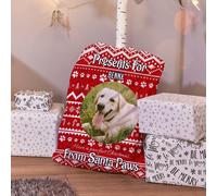 Personalizzato Cane Sacco Babbo Natale - Santa Paws - Cucciolo Calza Natale