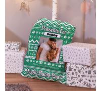 Personalizzato Cane Sacco Babbo Natale - Verde Santa Paws - Cucciolo Calza