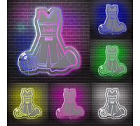 Personalizzato Cheerleading Uniforme Specchio Acrilico LED Sign,Personalizzato Nome Anno Cheer Light Up Lampada da parete con Pom Pom e Megafono, Decorazione da parete al neon per camera da letto