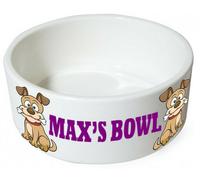 Personalizzato Ciotola Cane Scelta Di Testo Colori Disponibile IN Singles Due E