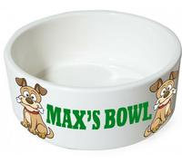 Personalizzato Ciotola Cane Scelta Di Testo Colori Disponibile IN Singles Due E