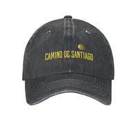 Personalizzato Cotone Camino De Santiago Compostela Peregrino Berretto da Baseball Donna Uomo Cappello da papà Regolabile Sport