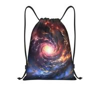 Personalizzato Coulisse Tasche Cosmic Storm, Stampa Sacca Sportivo, Unisex Zaino Palestras, per Yoga Nuoto 36X42cm