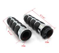 Personalizzato Cromo 7/8 " 22mm Manubrio Grips Per Honda Goldwing Gl1200